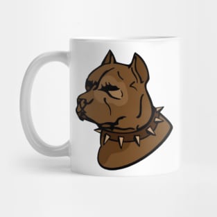 Angry pitbull Mug